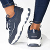Pierre Cardin Ladies Chunky Sneaker - Navy Pewter