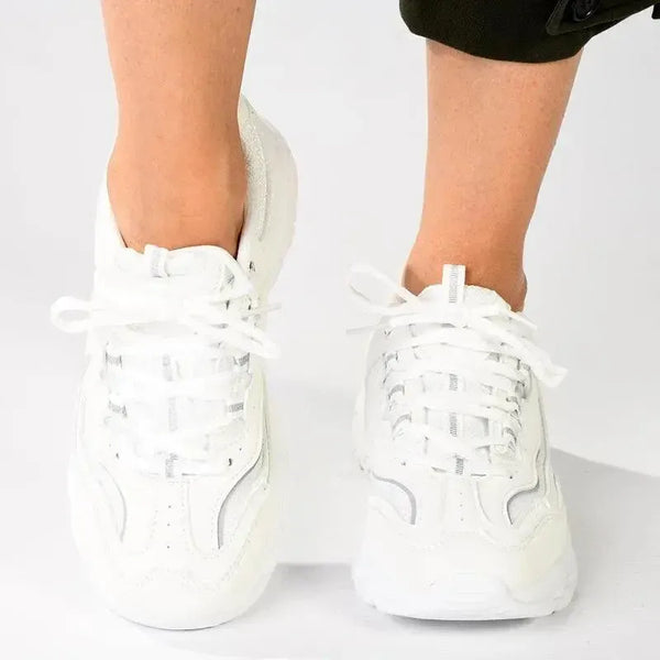 Pierre Cardin Ladies Chunky Sneaker - White