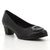 Pierre Cardin Ladies Court - Black Patent