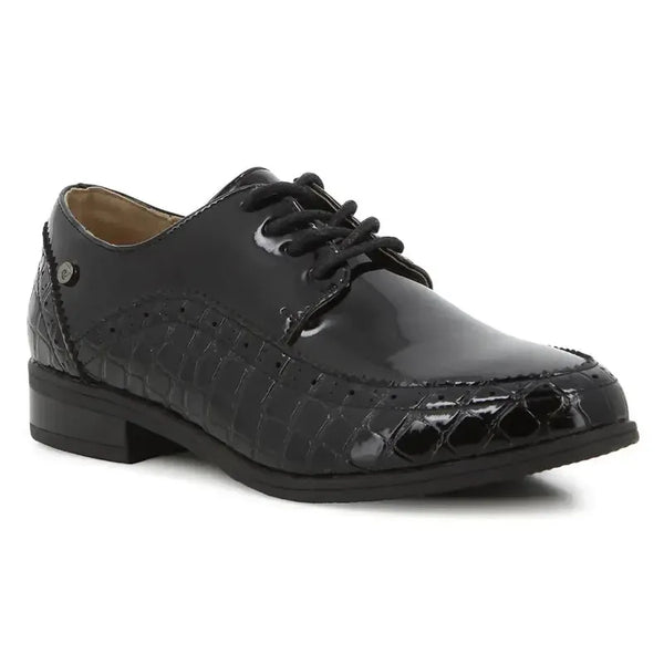 Pierre Cardin Ladies Formal Flat - Black Patent