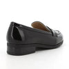 Pierre Cardin Ladies Penny Moc Loafer - Black