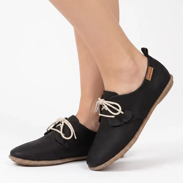 Pierre Cardin Ladies Riviera Flats - Black Mono