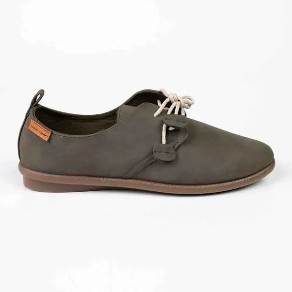 Pierre Cardin Ladies Riviera Flats - Olive