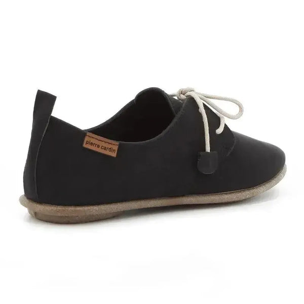 Pierre Cardin Ladies Riviera Lace Up - Black Mono