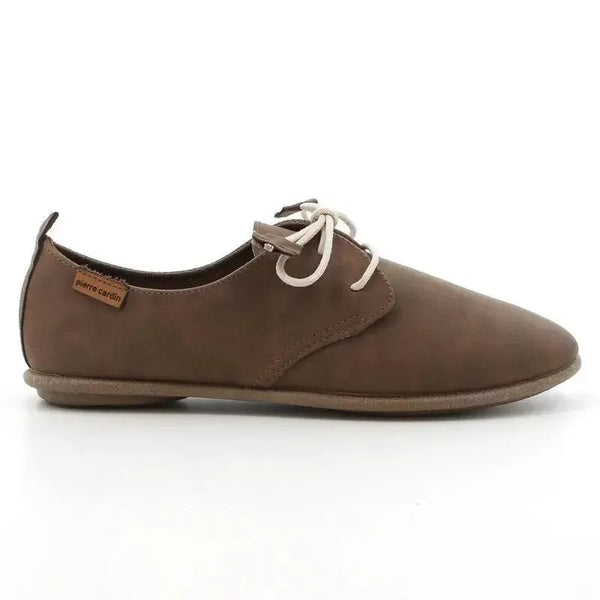 Pierre Cardin Ladies Riviera Lace Up - Brown Mono