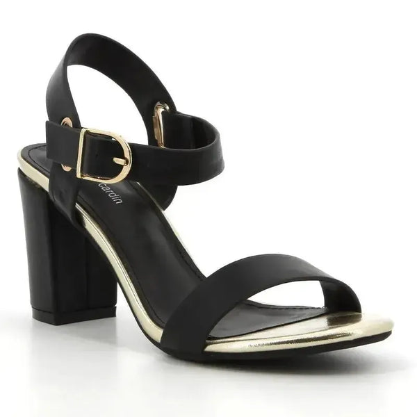 Pierre Cardin Lana Sandal Heel - Black