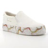 Pierre Cardin Lillie 3 Ladies Slip On Printed Sole Sneaker - White-Pierre Cardin-Buy shoes online