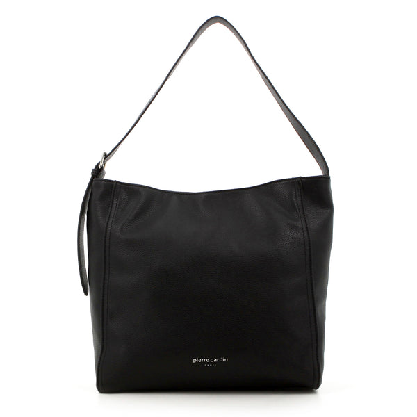 Pierre Cardin Lina Slouch Hobo Bag - Black