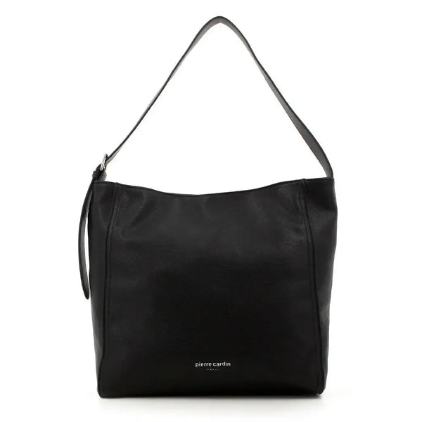 Pierre Cardin Lina Slouch Hobo Bag - Black