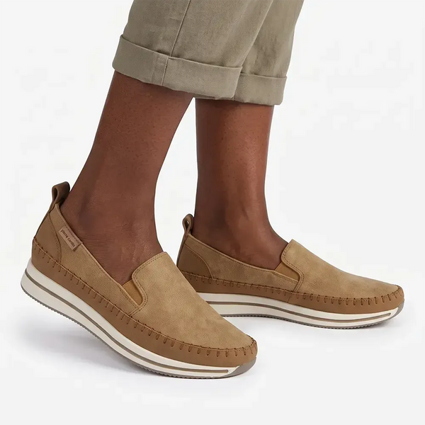 Pierre Cardin Line Stitch Vamp - Camel