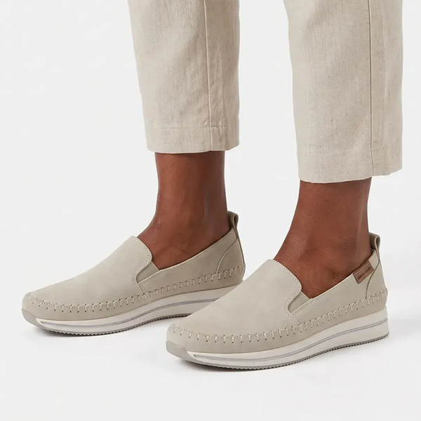 Pierre Cardin Line Stitch Vamp - Stone