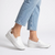 Pierre Cardin Line Stitch Vamp - White