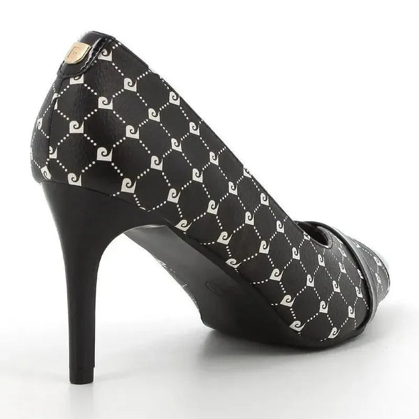 Pierre Cardin Lou Heels - Black / White
