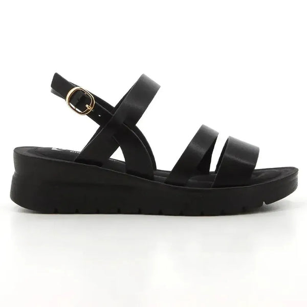 Pierre Cardin Lya Wedge Sandal - Black