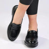 Pierre Cardin Lydie 2 Moccasin With Saddle - Black