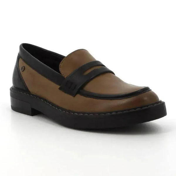 Pierre Cardin Lydie 2 Moccasion With Saddle - Olive Black