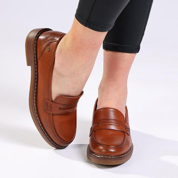 Pierre Cardin Lydie 2 Moccasion With Saddle - Tan