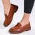 Pierre Cardin Lydie 2 Moccasion With Saddle - Tan