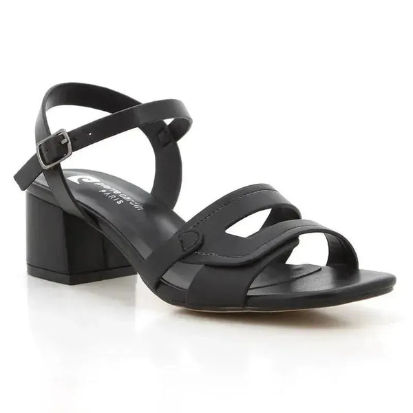 Pierre Cardin Maeva Sandal Heel - Black