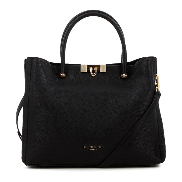 Pierre Cardin Marine Top Handle Bag - Black