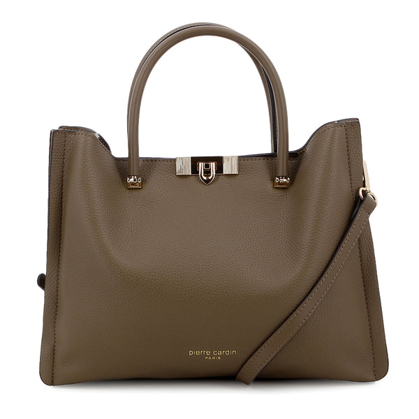 Pierre Cardin Marine Top Handle Bag - Taupe