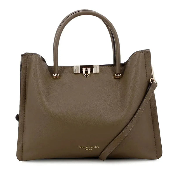 Pierre Cardin Marine Top Handle Bag - Taupe