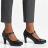 Pierre Cardin Mary Jane Heel - Black