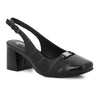Pierre Cardin Medallion Heel - Black