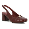 Pierre Cardin Medallion Heel - Deep Red