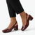 Pierre Cardin Medallion Heel - Deep Red
