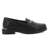 Pierre Cardin Metal Saddle Loafer - Black