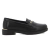 Pierre Cardin Metal Saddle Loafer - Black