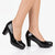 Pierre Cardin Milly Block Heel - Black