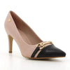 Pierre Cardin Monta SC Court Heels - Black/Mink