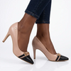 Pierre Cardin Monta SC Court Heels - Black/Mink