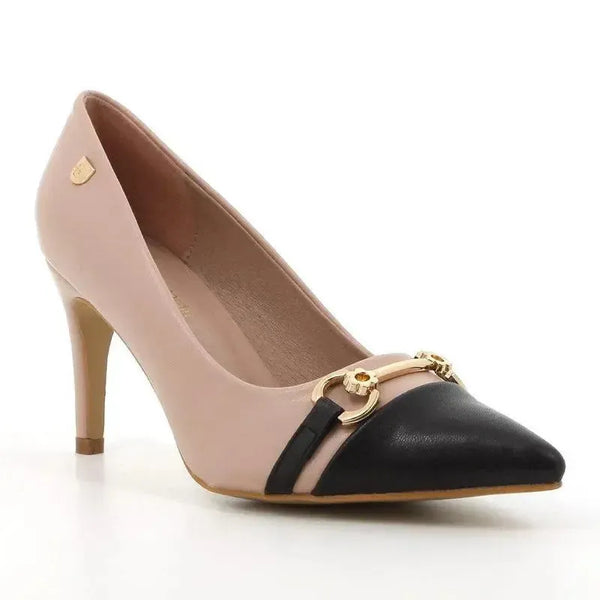 Pierre Cardin Monta SC Court Heels - Black/Mink