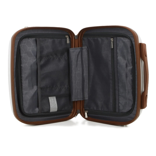 Pierre Cardin Montpellier Beauty Case - White Tan