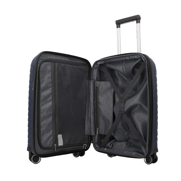Pierre Cardin Montpellier Hard Case Luggage - Navy