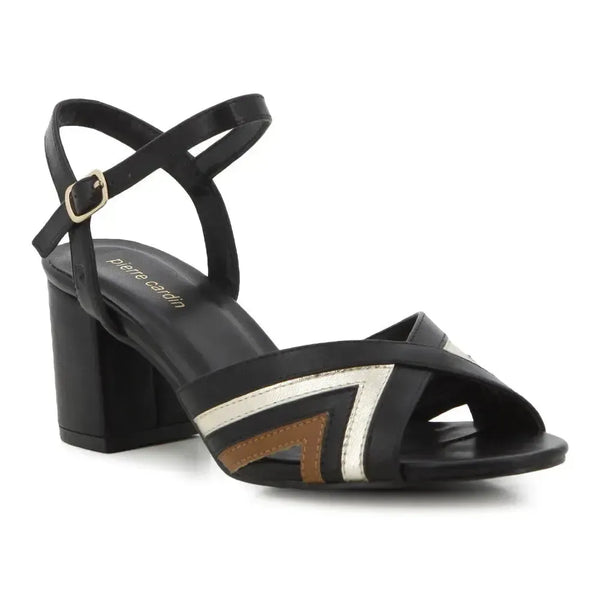 Pierre Cardin Multi Block Heel - Black
