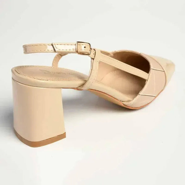 Pierre Cardin Neanda Slingback Heels - Nude