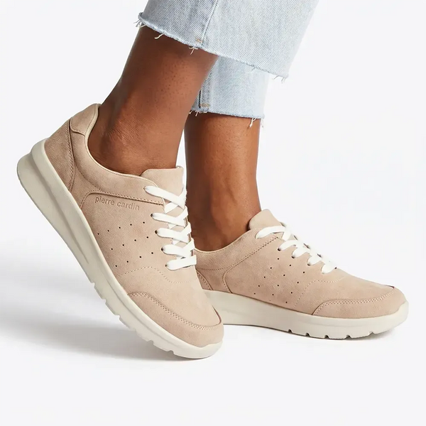 Pierre Cardin Nicolette 1 Ladies Casual Sneaker - Beige