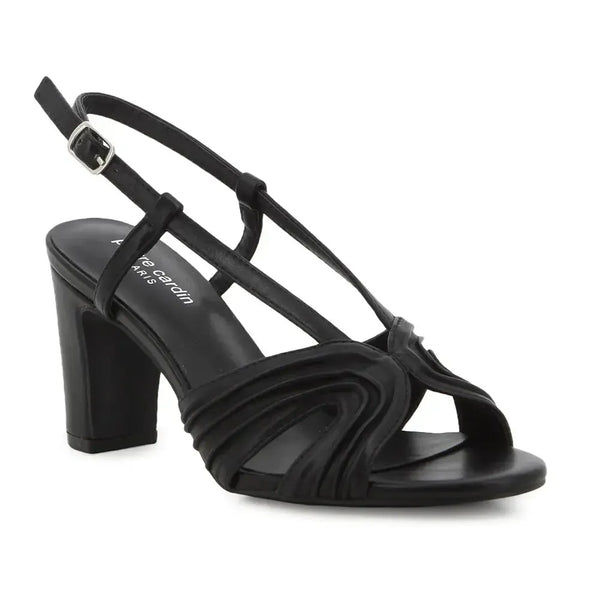 Pierre Cardin Peep Toe Heel - Black