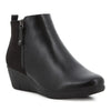 Pierre Cardin Polyana Wedge Ankle Bootie - Black