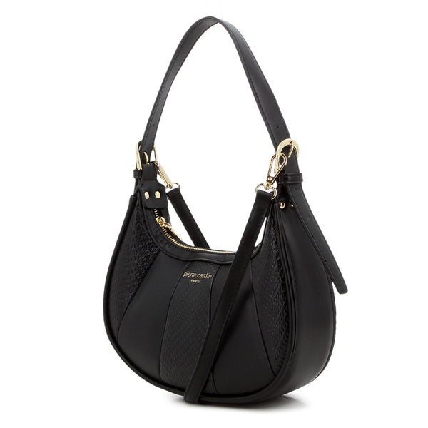Pierre Cardin Renee Hobo Bag - Black