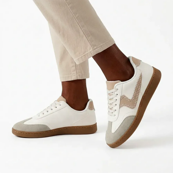 Pierre Cardin Retro 14 Sneaker - Beige Multi