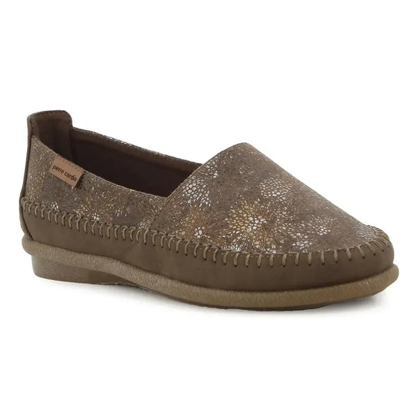 Pierre Cardin Riviera 18 Loafer - Brown Floral
