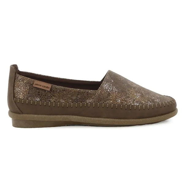 Pierre Cardin Riviera 18 Loafer - Brown Floral