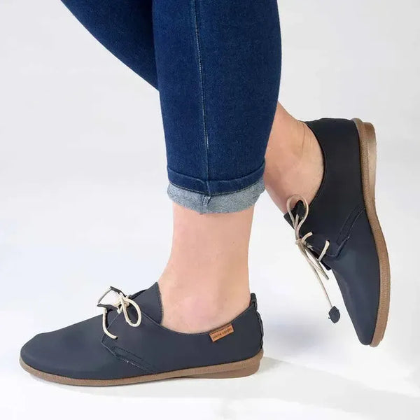 Pierre Cardin Riviera Flats - Navy