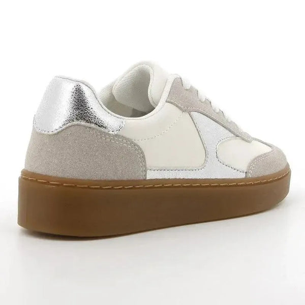 Pierre Cardin Rumba 1 Ladies Lace Up Sneaker - White