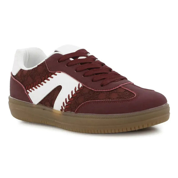 Pierre Cardin Rumba 8 Sneaker - Burgundy